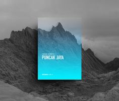 a book sitting on top of a mountain covered in rocks and dirt, with the title punchaca jaya