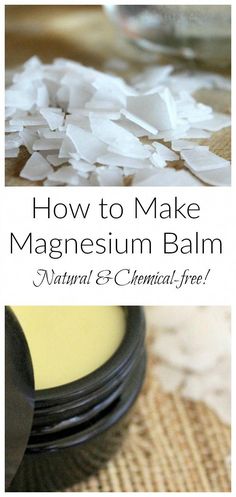 Magnesium Balm, Plant Butter, Balm Recipe, Magnesium Lotion, Salve Recipes, Healing Salves, Homemade Lotion, Herbal Recipes