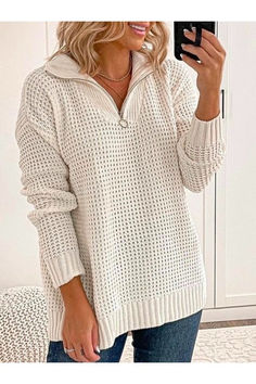 Size from S to 3XL, Free Shipping Over $79, Please Check the Size Chart Carefully Before You Buy the item. +Please note that slight color difference should be acceptable due to the light and screen. Neckwear Women, Yarn Sweater, Buy Sweaters, Solid Sweaters, Casual Tunics, Casual Sweater, Long Sleeve Print Dress, Womens Tops Summer, Knit Sleeve