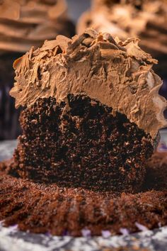 a close up of a piece of cake on a plate