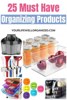 the top 25 must have organizing products