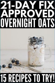 the cover of 21 day fix approved overnight oats