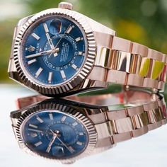 Rolex Sky-Dweller 336935 Automatic 42mm Blue Rose gold - Watch with original box and original papers - 9001 3135 - 10ATM - Sapphire crystal - 2023 Rolex Sky Dweller, Rose Gold Watch, Blue Rose, Sapphire Crystal, Gold Watch