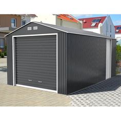 an image of a garage in the street