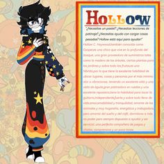 an image of a cartoon character with the word hololow on it's back