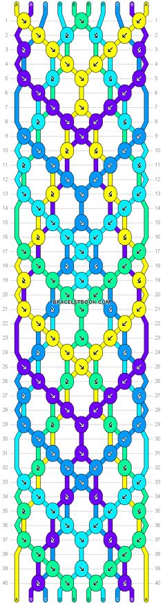 an image of a colorful pattern with lines