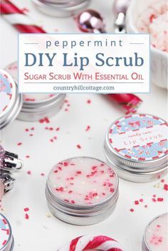 Diy Peppermint Sugar Scrub, Peppermint Lip Scrub, Sugar Scrub Diy Peppermint, Peppermint Sugar Scrub, Peppermint Scrub, Mint Sugar Scrub, Mint Sugar