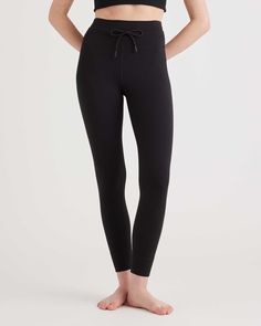 Ultra-Form Tie Waist High-Rise Legging Everyday Routine, High Rise Leggings, Moisture Wicking Fabric, High Rise, Leggings, Fabric