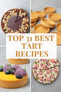 Best Tart Recipes Homemade Puff Pastry Dough, Savory Tart Recipes, Tarts Mini, Tart Recipes Savory, Homemade Puff Pastry, British Bake Off Recipes, Easy Tart Recipes, Savory Tarts, French Dessert Recipes