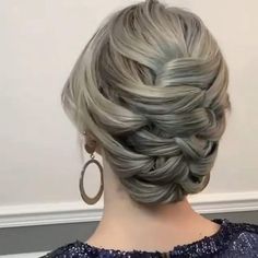 Formal Low Bun For Short Hair, Old Fashioned Updos, Older Women Updo Hairstyles, Bridesmaids Updos For Medium Hair, Hair Styles For Mother Of The Groom, Up Dos For Medium Hair Wedding, Simple Up Dos For Medium Hair, Partial Updos For Medium Hair, Mother Of The Bride Hairstyles Over 50