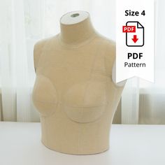 a mannequin is shown with the text size 4