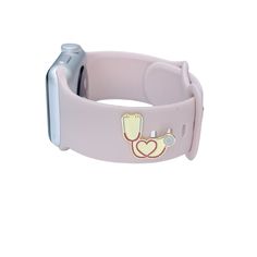 "🚨CURRENT TURNAROUND TIME IS 3-5 BUSINESS DAYS🚨 Nurse Watch Charm -Medical Enamel Watchband Charm - Smartwatch Charm - RN Watchband Charm - Nurse Gift - RN Graduation - Nursing School Gift Introducing our exclusive Watchband Charms collection, thoughtfully designed with medical professionals in mind. A symbol of your dedication to patient care and the noble profession of medicine, each charm in our collection features medical-themed designs, such as the iconic caduceus symbol, stethoscope char Personalized Pink Watch Accessories Gift, Personalized Pink Watch Accessories For Gift, Graduation Nursing, Caduceus Symbol, Stethoscope Charms, Nursing School Gifts, Charms Collection, Nurse Watch, Nursing Accessories