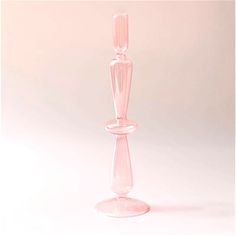 round spiral borosilicate glass pink candle holder Bookcase Hallway, Pillar Vases, Pink Edit, Hallway Shelf, Small Vases, Dining Room Buffet, Cordless Lamps, Abstract Shape, Glass Candle Holder