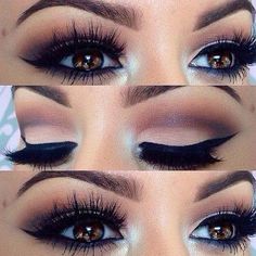 @ iveyyo Makeup Cantik, Make Up Inspiration, Makeup Guide, Makeup Looks For Brown Eyes, Beat Face