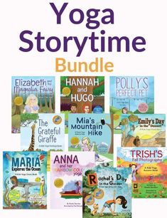 the yoga storytime bundle includes books for children