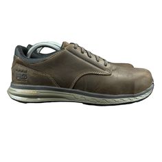 Timberland Pro Drivetrain Oxford Composite Toe Brown Leather Work Shoes Men's Sizes 8.5 - 14 Wide New With Box. Brown Slip-resistant Low-top Boots, Cushioned Sneakers For Outdoor Work, Rugged Brown Slip-resistant Walking Shoes, Rugged Round Toe Sneakers For Outdoor Work, Rugged Lace-up Sneakers With Reinforced Toe, Low-top Rubber Sole Work Boots For Outdoor, Low-top Work Boots With Rubber Sole For Outdoor, Brown Low-top Work Boots With Reinforced Toe, Reinforced Toe Low-top Sneakers For Outdoor Work