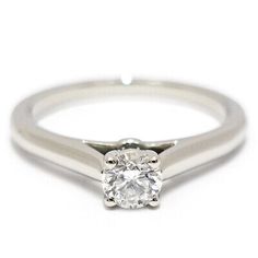 ad eBay - Find many great new & used options and get the best deals for Cartier Pt950 1895 Solitaire Dia 1PD Standing Claw P0008405 at the best online prices at eBay! Free shipping for many products! Cartier Diamond Rings Hallmarked, Cartier Hallmarked Diamond Rings, Elegant Cartier Ring With Polished Finish, Cartier Engagement Ring Solitaire 1895, Cartier Gold Rings Hallmarked, Fine Rings, Ebay Finds, Cartier, Jewelry Watches