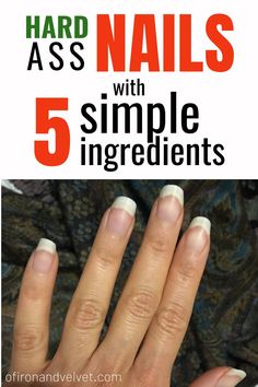 How I grow strong nails naturally - Of Iron and Velvet Best Oils For Nail Growth, How To Strong Nails, How To Make Fingernails Grow Faster, How To Strengthen And Grow Nails, How To Make My Nails Stronger, How To Thicken Your Nails, Diy Strong Nails, How To Get Strong Nails Naturally, Best Nail Strengthener Products