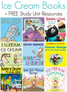 the ice cream books and free study unit resources