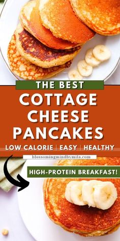 the best cottage cheese pancakes low calorie and easy healthy high protein breakfasts