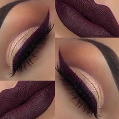 Pinterest ∶❥Lola T h e Ïnvestor♚ Makeup Bibir, Maquillage Yeux Cut Crease, Makeup Cantik, Makeup Pro, Color Guard, Kiss Makeup, Fall Makeup