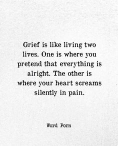 a quote that reads, grit is like living two lives one is where you pretend that everything