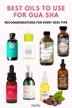 Confused about what face oil to use with your gua sha routine? Find out the best facial oils and serums for gua sha that suit your skin type. Save this pin for top recommendations and enhance your skincare with gua sha! Squalane Oil, Skincare Routines, Oil Moisturizer, Rosehip Oil