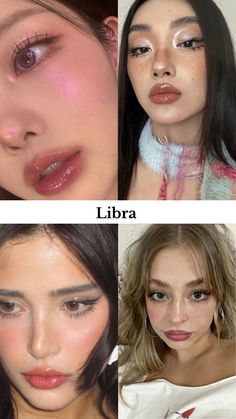 Libra Makeup Aesthetic, Libra Venus Makeup, Libra Rising Style, Libra Rising Makeup, Doll Beauty Aesthetic, Libra Makeup Looks, Libra Makeup, Mars Makeup, Makeup Looks Everyday