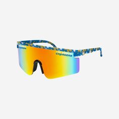 Los Angeles Chargers Floral Large Frame Sunglasses FOCO - FOCO.com Nfl Teams Logos, Los Angles, Los Angeles Chargers, Shield Sunglasses, Team Name, Large Frames, San Francisco 49ers, Face Cover, Sunny Day