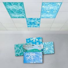 Eliminate the harsh, headache-inducing glare and flicker from typical fluorescent lighting with three beautifully designed seasonal Light Filters representing fall, winter, and spring/summer! Each 2 x 4 panel in this set of three features magnetic corners that attach easily to standard fluorescent ceiling fixtures. Perfect for creating a calming, soothing atmosphere in the classroom or the office. At Educational Insights we've been helping kids learn through play for the last 60 years. We take g Fluorescent Light Covers, Fluorescent Lighting, Home Classroom, Light Filters, Kids Holiday Gifts, Indoor Toys, Fluorescent Light, Candle Diffuser, Wellness Gifts