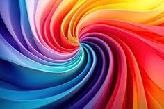 an abstract rainbow colored background with wavy lines