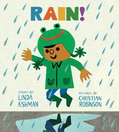 the book rain is written in english and has an image of a frog on it