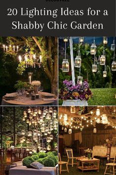 20 lighting ideas for a shabby chic garden