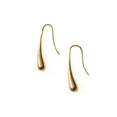 Rover & Kin Luxe Brass Droplet Earrings Classic Brass Jewelry For Party, Chic Brass Earrings For Formal Occasions, Classic Gold Earrings For Party, Classic Adjustable Earrings For Formal Occasions, Chic Formal Brass Earrings, Brass Drop Earrings For Formal Occasions, Minimalist Brass Earrings For Formal Occasions, Minimalist Brass Earrings For Formal Events, Chic Gold Drop Jewelry