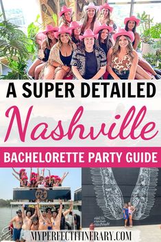 Are you planning a NASHBASH (AKA a Nashville Bachelorette Party)?! When I was the MOH planning my sister's bachelorette party, there was not enough help online. In this guide, I detail bachelorette themed outfit ideas, nashville bachelorette decorations, a detatiled nashville bachelorette itinerary, and SO Much more! I seriously dive into too much detail on this guide, and I can't wait to share it with you! #nasvhillebachelorette #nashbash #bacheloretteinnashville #nashvilletravel Different Bachelorette Themes, Themed Outfit Ideas, Outfit Ideas Nashville, Free Bachelorette Party Games, Bachelorette Party In Nashville, Nashville Itinerary, Bachelorette Outfit Themes, Goodie Bag Ideas