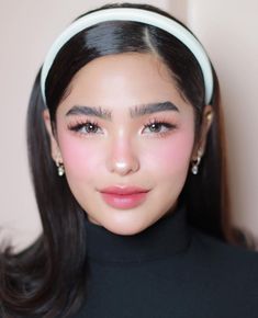 Fresh Pink Makeup Look, Fresh Graduation Makeup Look, Cold Skin Tone Makeup, Make Up Ideas For Graduation Pictorial, Paul Uniting Makeup, Graduation Makeup Morena, Paul Unating Makeup Look, Make Up For Graduation Pictorial Morena, Grad Make Up Look