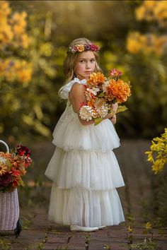 The Perfect Ivory Flower Girl Dress - The Little Kitten Boutique Fall Flower Girl, Fall Flower Girl Dresses, Bohemian Flower Girl Dress, Bohemian Flower Girl, Wedding At The Beach, Ivory Flower Girl Dress, Rustic Flower Girl Dress, Flower Girl Shirts, Boho Flower Girl