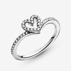 Pandora Rings Heart, Cute Promise Rings, Pandora Heart, Charms Pandora, Bracelet Pandora, Pandora Hearts, Pandora Rings, Jewelry Accessories Ideas, Jewelry Lookbook