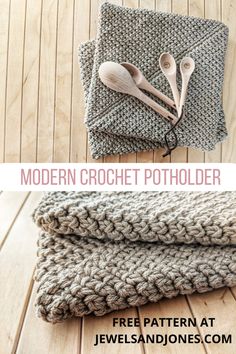 crochet potholders are the perfect way to keep your kitchen clean and organized