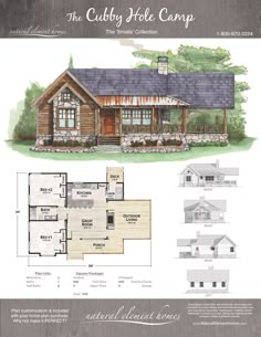 the cubby hotel camp floor plan is shown in this image, and features two separate rooms