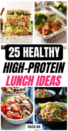 25 healthy high protein lunch ideas