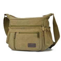 Specification: Product Name Casual Shoulder Crossbody Outdoor Bag Size 30*24*10 CM Material Canvas Casual Travel Bag With Zipper Pocket, Casual Shoulder Travel Bag For Outdoor, Casual Outdoor Shoulder Travel Bag, Casual Laptop Shoulder Bag With Zipper Pocket, Khaki Shoulder Backpack With Zipper Pocket, Casual Satchel Backpack With Zipper Pocket, Casual Canvas Satchel With Zipper Pocket, Casual Green Rectangular Laptop Bag, Casual Rectangular Laptop Bag For Outdoor