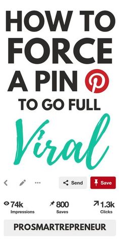 a poster with the words how to force a pin to go full virtual