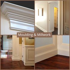 there are pictures of molding and millwork