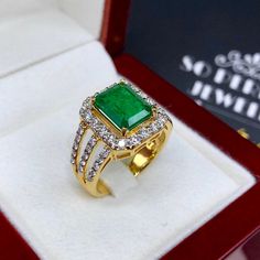 BRAND-NEW!! ONE OF A KIND, HANDCRAFTED RING. EXQUISITE AND FINE CRAFTSMANSHIP! HANDMADE TO LAST FOR AN ETERNITY!! HEIRLOOM PIECE!! PRECIOUS JEWELRY TO BE PASSED ON! PERFECT DRESS RING FOR A LADY OR A GENTLEMAN! 3.66 total carats weight, Certified, Natural emerald ring. This ring offers an important statement of who you are with a jumbo 2.68 carats, VIVID GREEN, transparent, ZAMBIAN EMERALD. Accentuating the EMERALD are the 48 SUBSTANTIAL F/VS, sparkling natural diamonds! THE RING IS JUST THE RIG Luxury Green Diamond Ring With Vvs Clarity, Luxury Green Diamond Ring For Anniversary, Luxury Green Diamond Ring For Formal Occasions, Luxury Green Gia Certified Rings, Gia Certified Green Diamond Ring For Formal Occasions, Luxury Green Emerald Hallmarked Ring, Luxury Green Signet Ring For Formal Occasions, Luxury Green Hallmarked Signet Ring, Formal Green Emerald Signet Ring