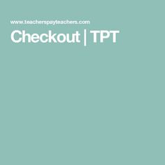 a blue background with the words checkout, tpt and an image of a clock