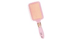 No matter what type or texture your hair is, this soft-touch brush from Must-Have Beauty helps you brush out the knots and makes it easy to tame both wet and dry hair. | Must-Have Beauty Soft-Touch Paddle Cushion Pink Hair Brush | Big Lots Pink Hair Brush, Pink Things, Big Lots, What Type, No Matter What, Dry Hair, Wet And Dry, Hair Brush, Pink Hair