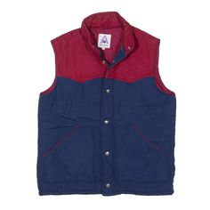 ALEXANDER'S Puffer Gilet Red 90s Mens M Vintage Winter Vest For Streetwear, Retro Red Winter Vest, Red Retro Winter Vest, Vintage Red Vest For Winter, Red Cotton Vest For Streetwear, Puffer Gilet, 90s Mens, Wholesale Shoes, Cardigan Coat