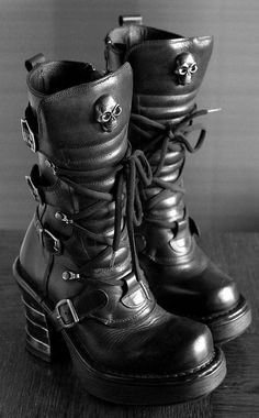 Skull Boots, Punk Boots