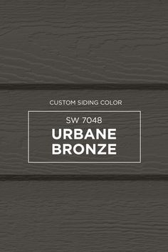 the urbane bronze brown siding color is available in several different colors and finishes, including dark